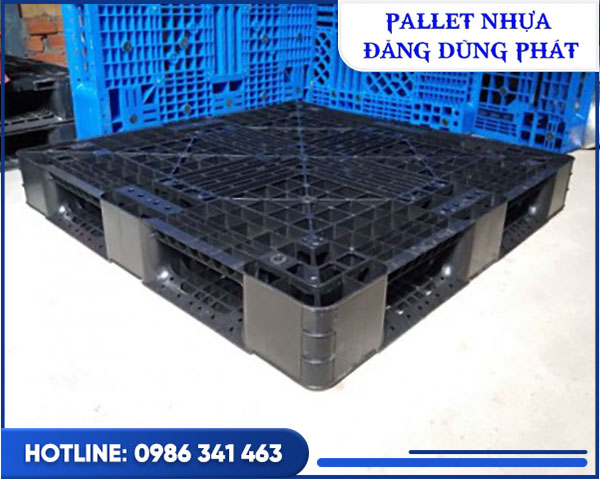 Pallet nhựa 1100x1100x150 đen